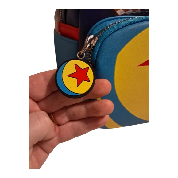 New With Tags Loungefly Modern Pinup Exclusive Pixar Shorts AOP Mini Backpack - Picture 3 of 5